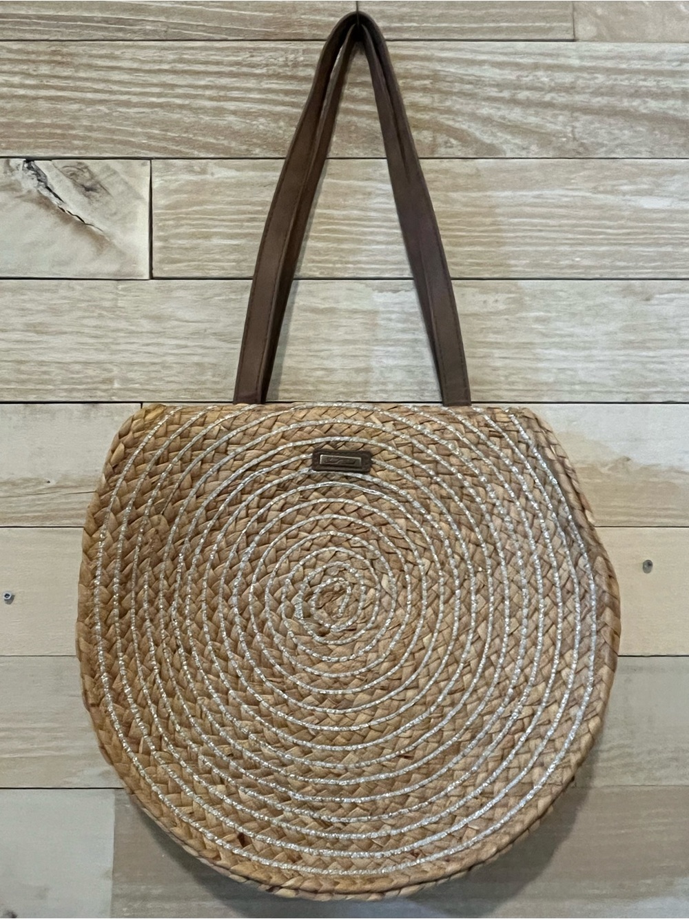 Sand N Sun Round Woven Tote